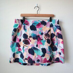 Tek Gear Athletic Watercolor Print Skort | XXL